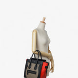 Céline Micro Tricolor Luggage Tote