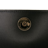 Dior Metallic Patent Microcannage Diorama Wallet on Chain
