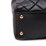 Chanel CC Quilted Lambskin Turnlock Tote