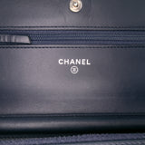 Chanel CC Quilted Patent Wallet On Chain
