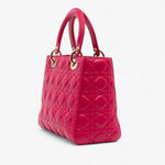 Dior Medium Lambskin Cannage Lady Dior