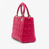 Dior Medium Lambskin Cannage Lady Dior