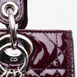 Dior Medium Patent Cannage Lady Dior