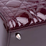 Dior Medium Patent Cannage Lady Dior