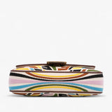 Fendi Zucca Embroidered Fish Eye Vertigo Baguette