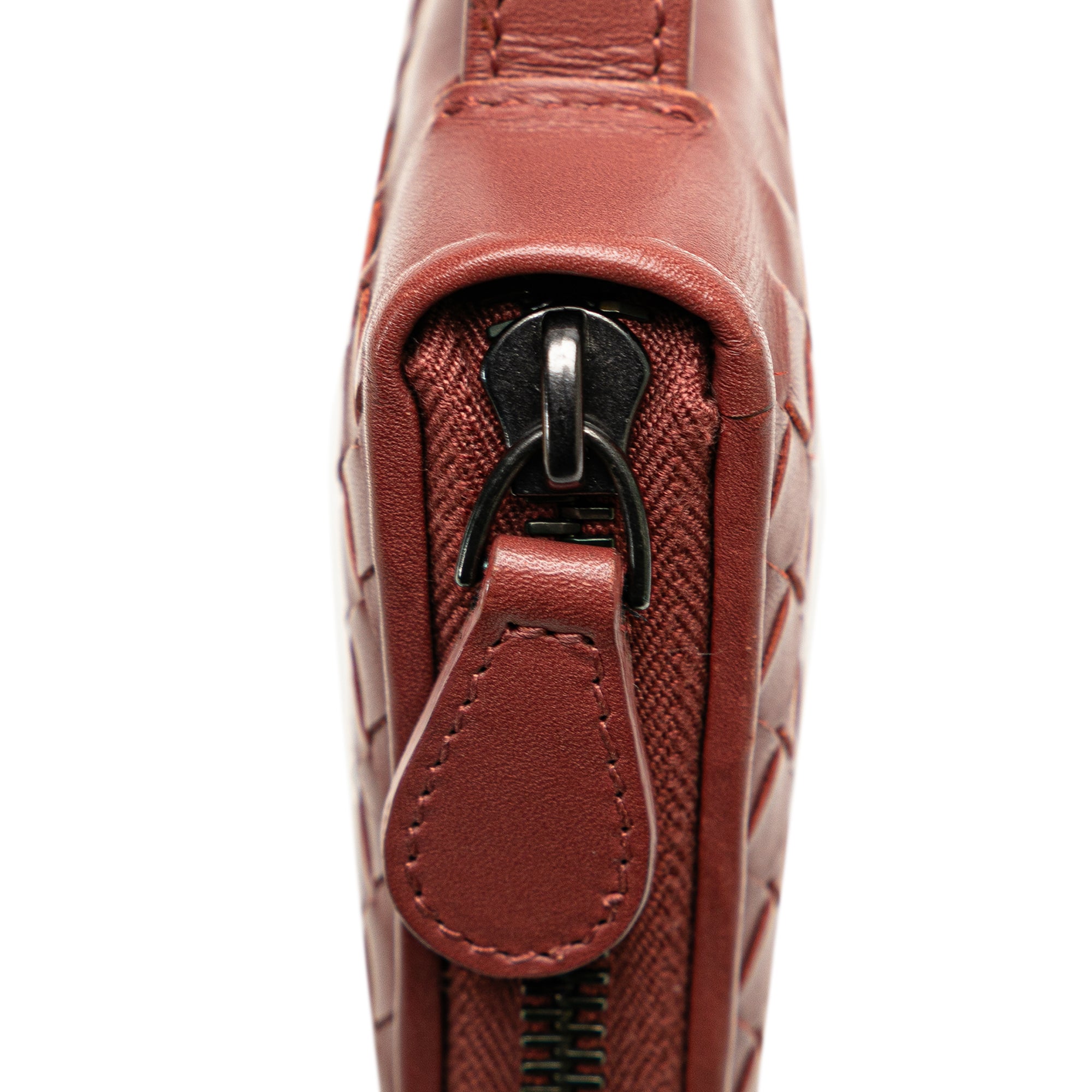 Bottega Veneta Intrecciato Zip Around Long Wallet