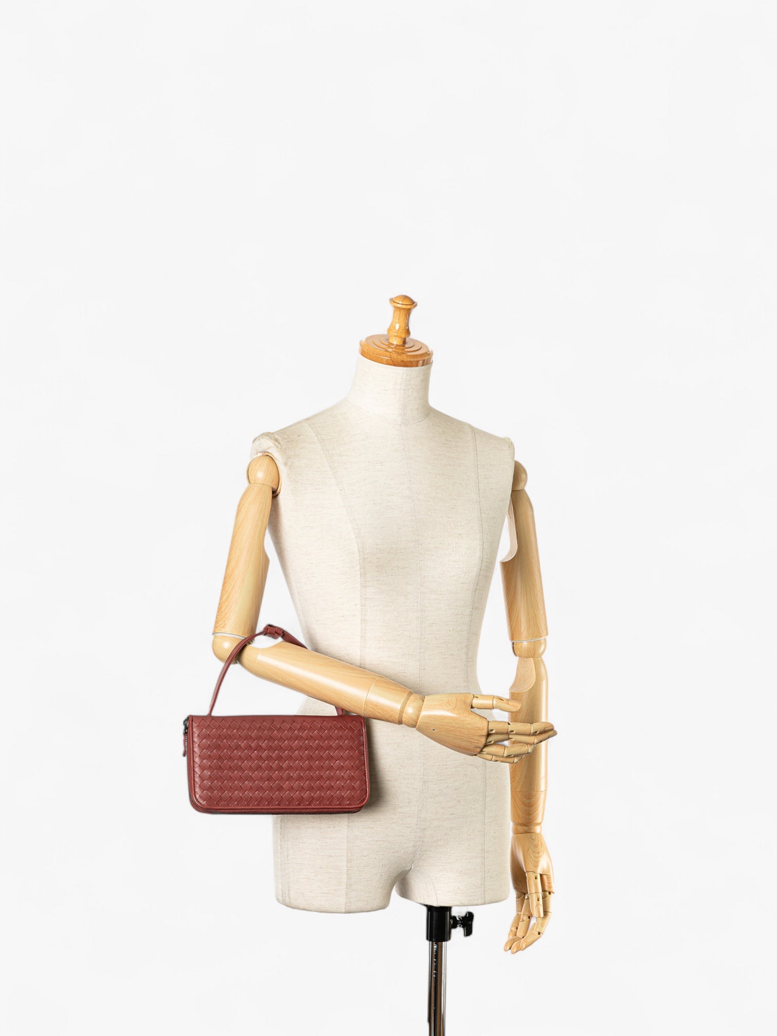 Bottega Veneta Intrecciato Zip Around Long Wallet