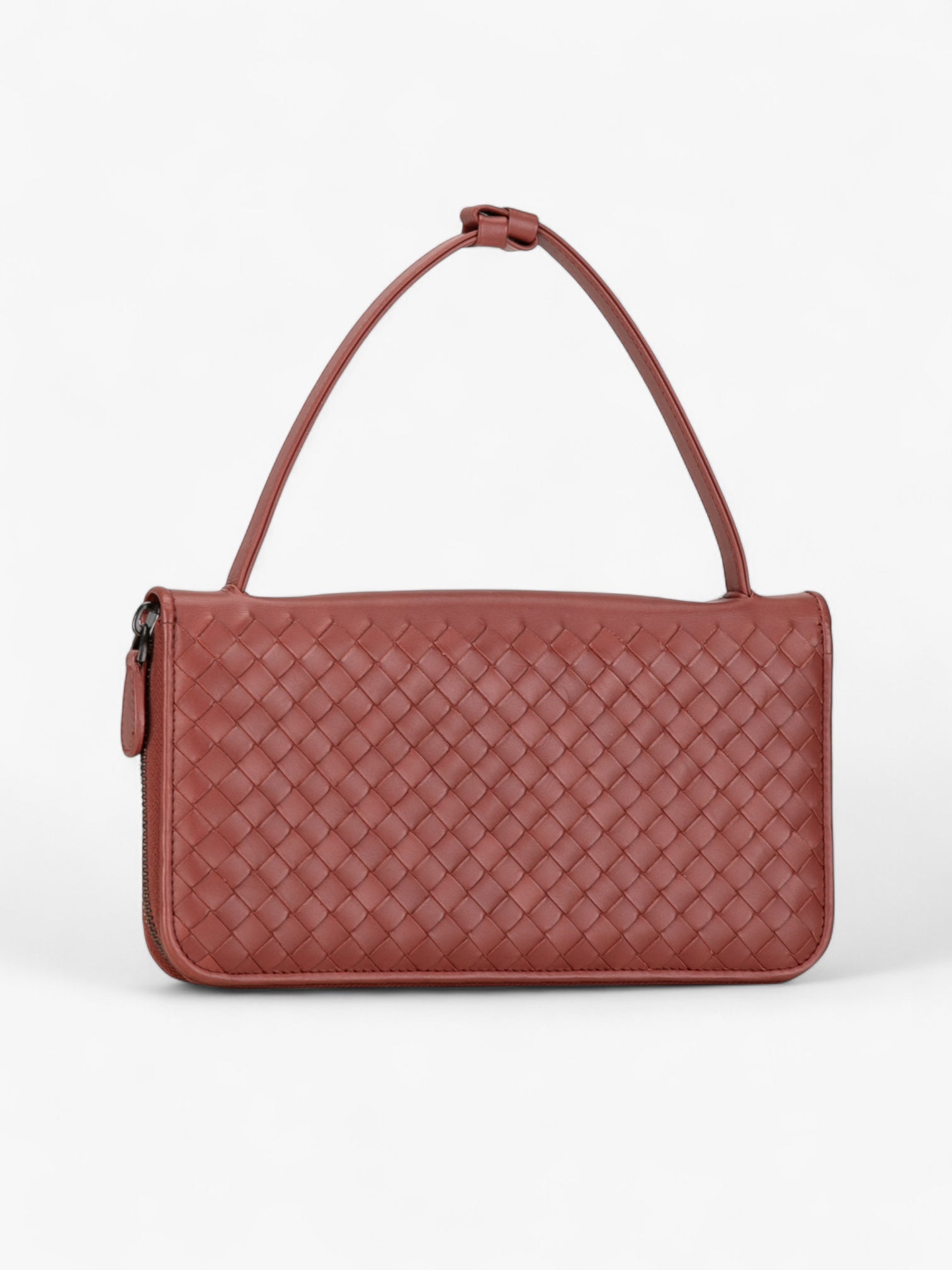 Bottega Veneta Intrecciato Zip Around Long Wallet