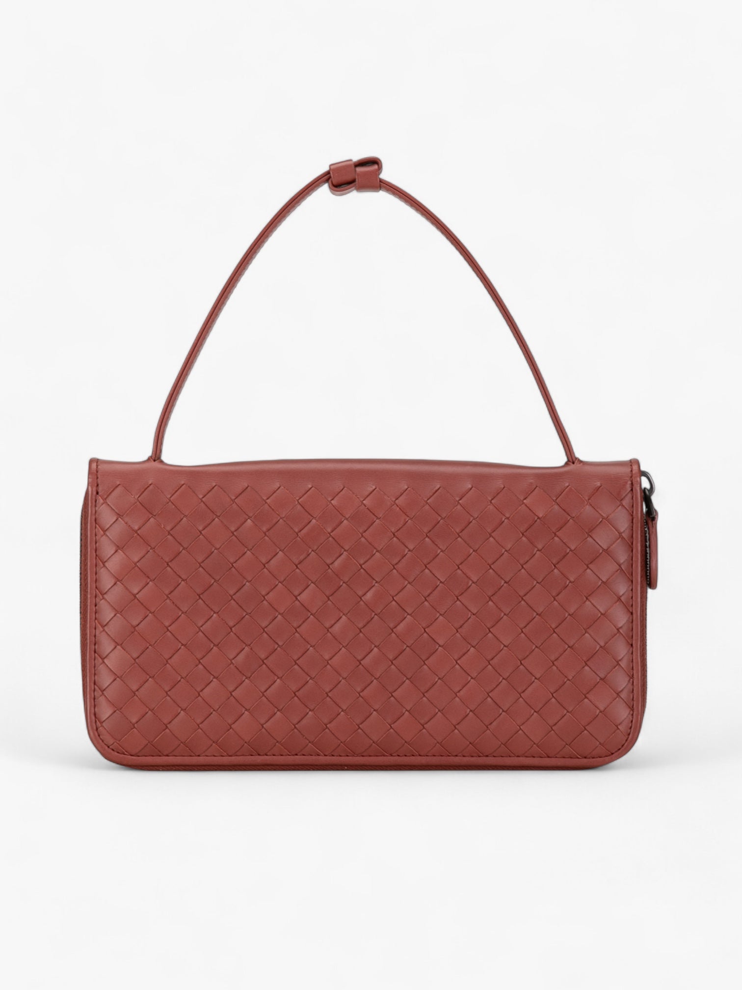 Bottega Veneta Intrecciato Zip Around Long Wallet
