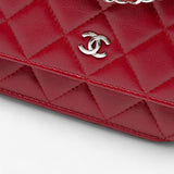 Chanel CC Quilted Lambskin Wallet on Chain