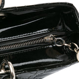 Dior Large Patent Cannage Lady Dior