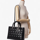 Dior Large Patent Cannage Lady Dior