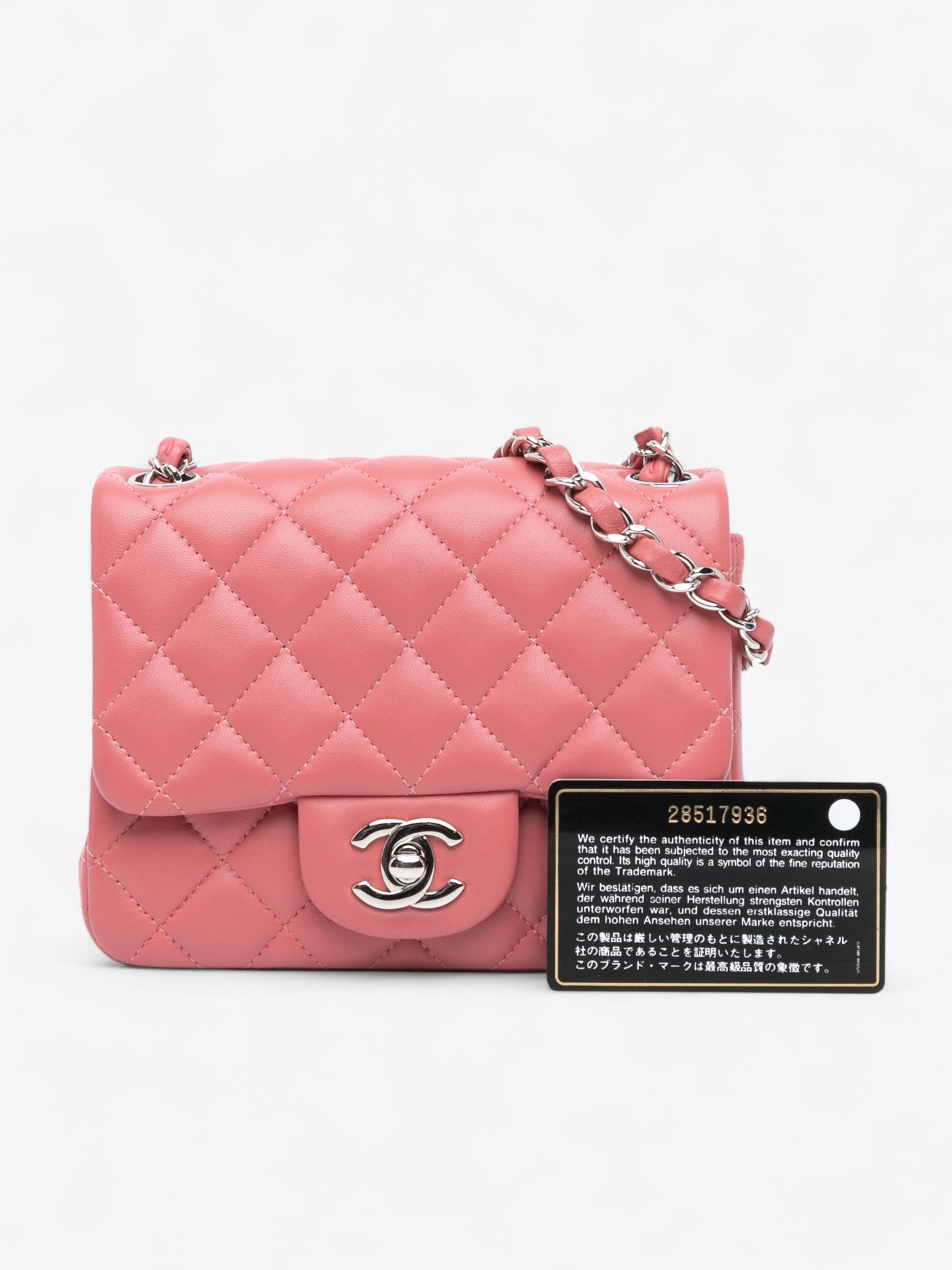 Chanel Mini Square Classic Lambskin Single Flap