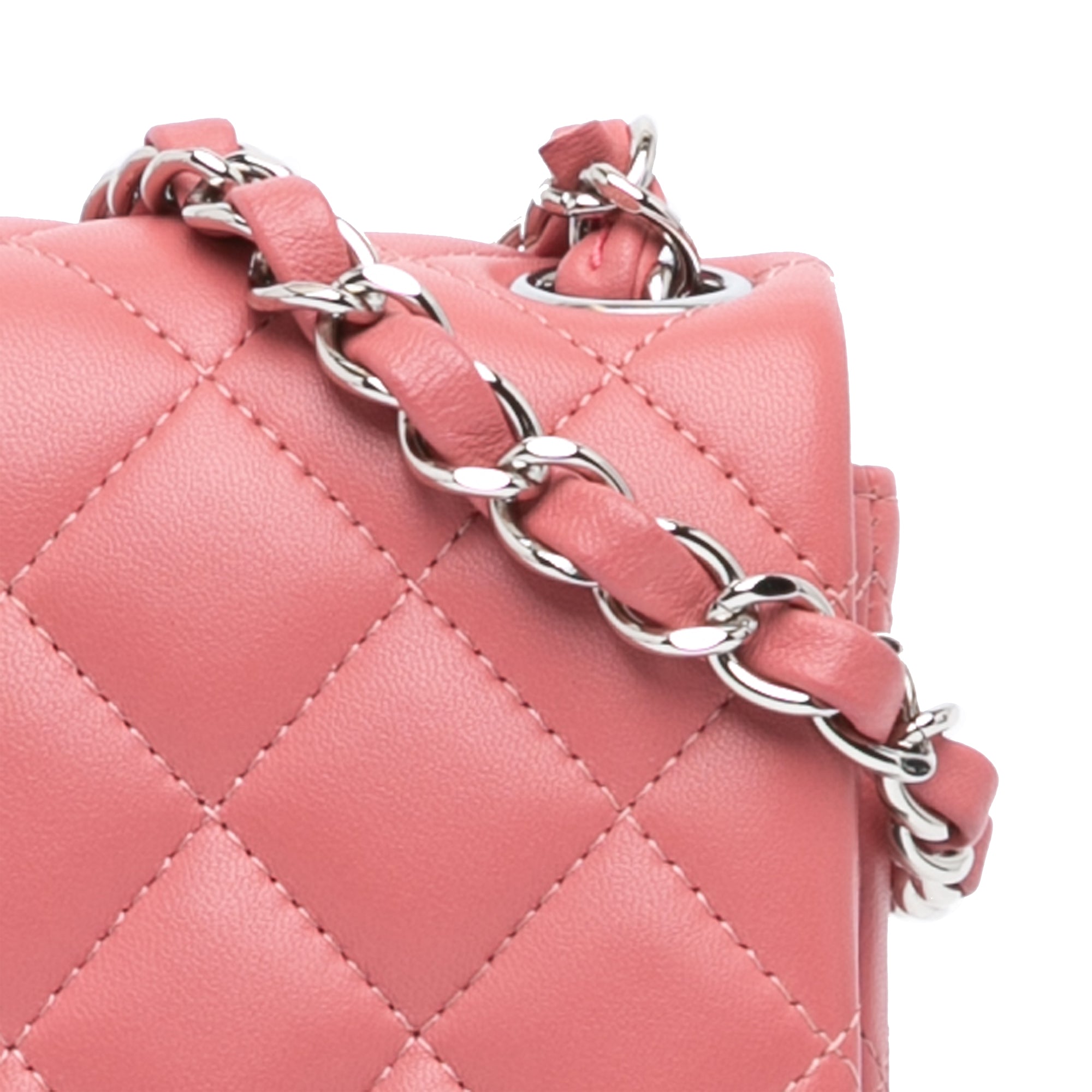 Chanel Mini Square Classic Lambskin Single Flap