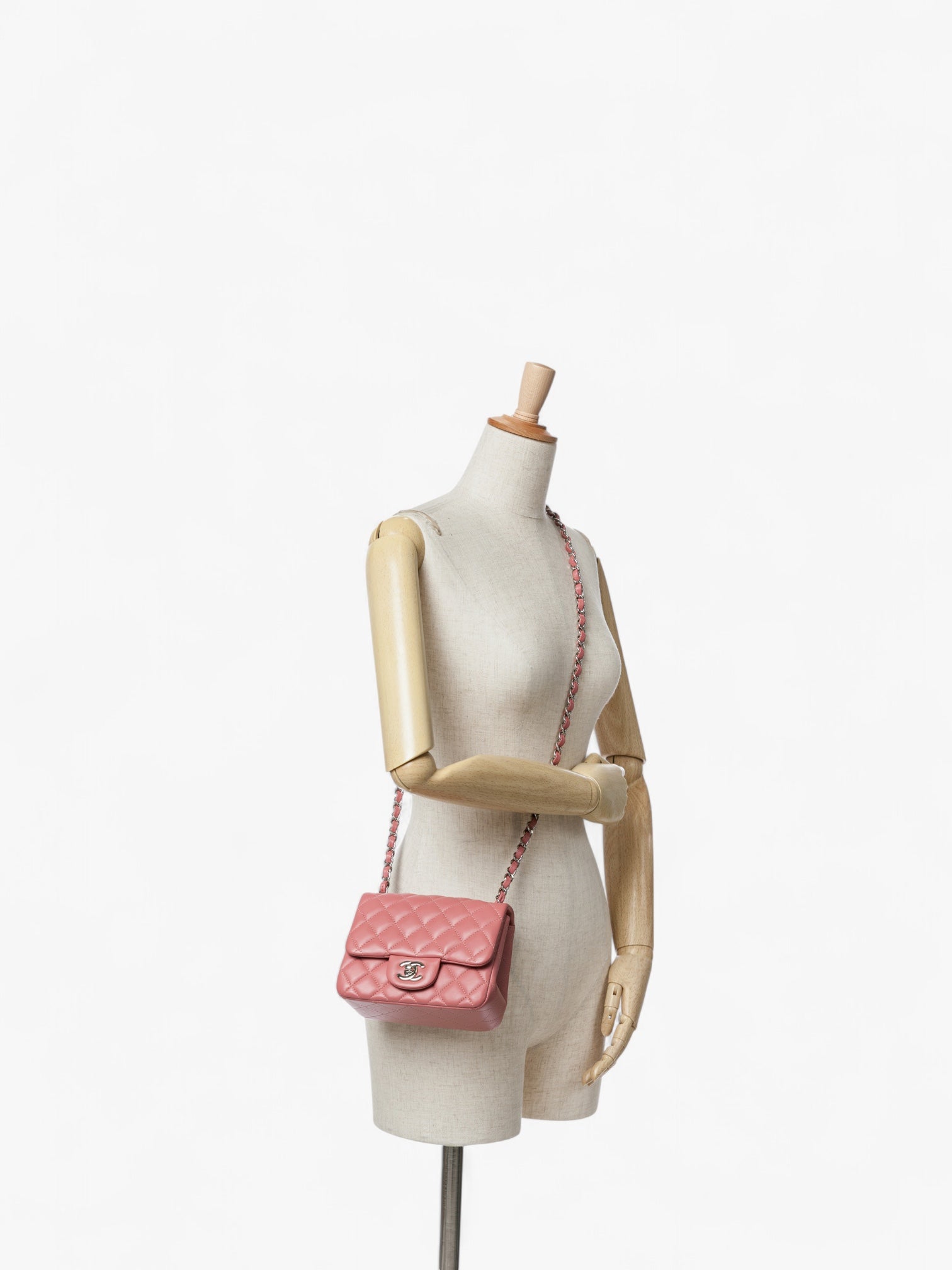 Chanel Mini Square Classic Lambskin Single Flap