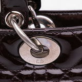 Dior Large Patent Cannage Lady Dior