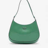 Prada green Spazzolato Cleo bag