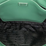 Prada green Spazzolato Cleo bag