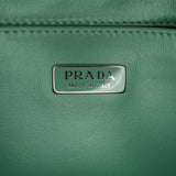Prada green Spazzolato Cleo bag