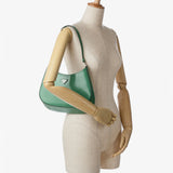 Prada green Spazzolato Cleo bag