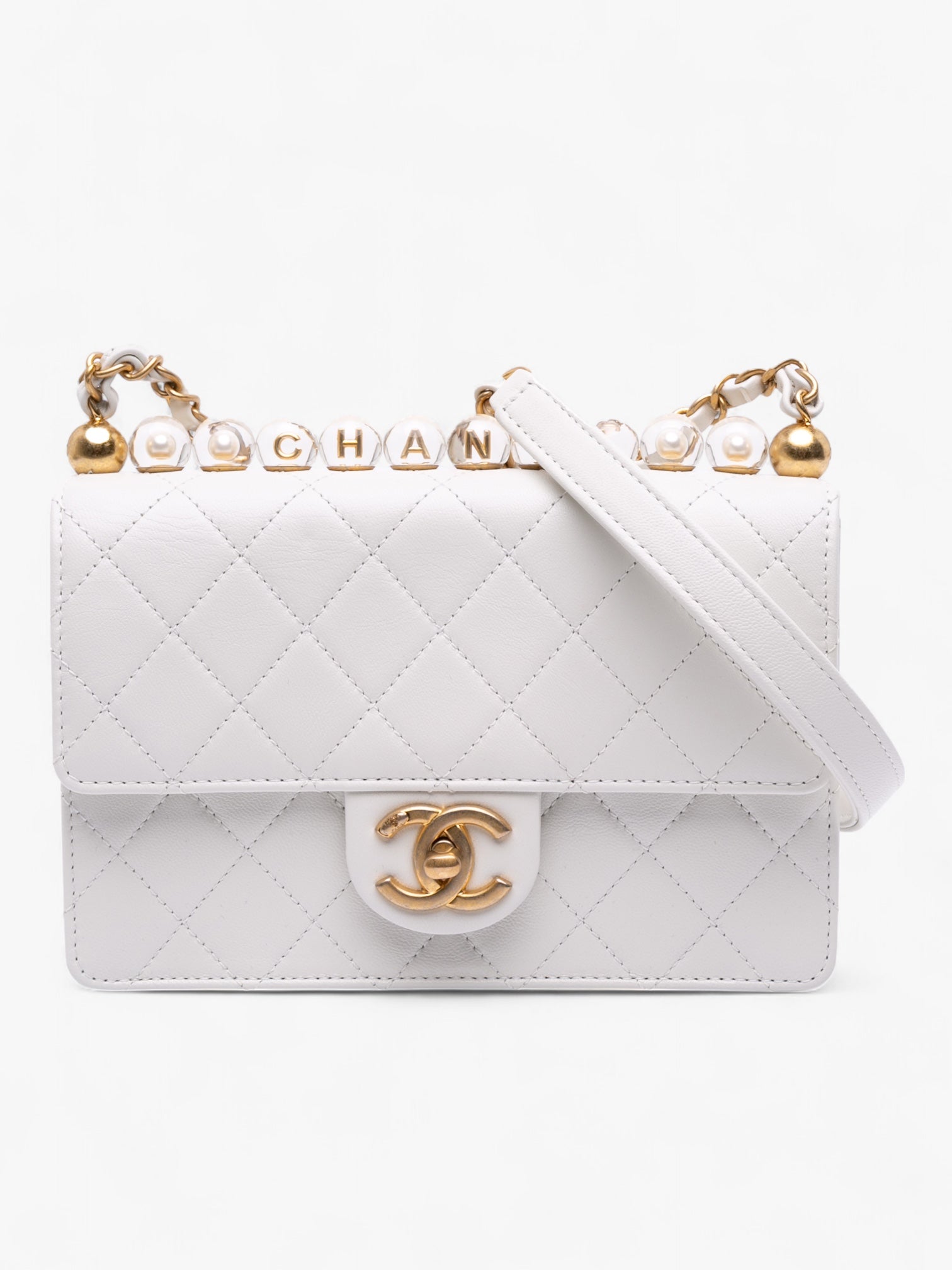 Chanel Medium Chic Pearls Lambskin Flap