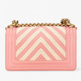 Chanel Small Braided Chevron Boy Flap